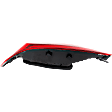 Driver Side Tail Light, with Bulb, Halogen, Clear and Red Lens, CAPA CERTIFIED