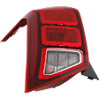 Driver Side, Outer Tail Light, with Bulb, Halogen, (SEL, For Models without Convenience Package)/SE Models