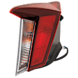 Driver Side, Outer Halogen Tail Light, With bulb(s), OE Comparable Finish, Sedan