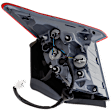 Driver Side, Outer Halogen Tail Light, With bulb(s), OE Comparable Finish, Sedan