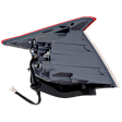Driver Side, Outer Halogen Tail Light, With bulb(s), OE Comparable Finish, Sedan