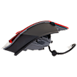 Driver Side, Outer Halogen Tail Light, With bulb(s), OE Comparable Finish, Sedan