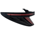 Driver Side Tail Light, with Bulb, LED, 4 Cyl., 2.5L Engine, USA Built Vehicle, CAPA CERTIFIED