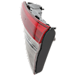 Passenger Side, Inner Tail Light, with Bulb, LED, Sedan, Mounts On Luggage Lid