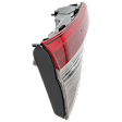 Driver Side, Inner Tail Light, with Bulb, LED, Sedan, Mounts On Luggage Lid