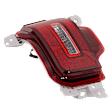 Driver Side Back Up Light, with Bulb, Halogen, 6 Cyl., 3.8L Engine, CAPA CERTIFIED