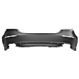 Rear Primed Bumper Cover CAPA Certified