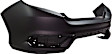 Rear Primed Bumper Cover, EX/EX-L/EX-T/LX/LX-P/Sport/Touring Models, Coupe