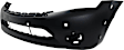 Front Primed Bumper Cover, For Models Without Headlight Washer Holes and Premium Package, CAPA Certified
