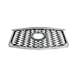 Grille, Gray, with Chrome Shell, Essential/Sensory Models, CAPA CERTIFIED