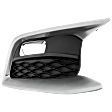Front, Passenger Side Fog Light Trim, Textured Black