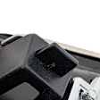 Front, Passenger Side Fog Light Trim, Textured Black