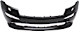 Front Primed Bumper Cover, Without Headlight Washer Holes