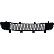 Front, Lower Bumper Grille, Textured Black