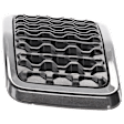 Grille Shell and Insert, Black Shell with Chrome Insert CAPA Certified