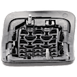 Grille Shell and Insert, Black Shell with Chrome Insert CAPA Certified