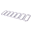 Grille Trim, Center, Chrome, CAPA CERTIFIED