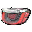 Passenger Side, Outer Halogen/LED Combo Tail Light, With bulb(s), OE Replacement, CAPA Certified