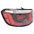 Driver Side, Outer Tail Light, with Bulb, Halogen/LED Combo, CAPA CERTIFIED
