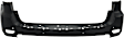 Rear, Upper Primed Bumper Cover, With Blind Spot Sensor Holes