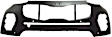 Front, Upper Primed Bumper Cover, CAPA Certified