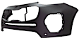 Front, Upper Primed Bumper Cover, CAPA Certified