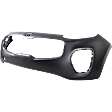Front, Upper Primed Bumper Cover