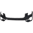 Front, Upper Primed Bumper Cover, CAPA Certified