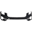 Front, Upper Primed Bumper Cover, CAPA Certified
