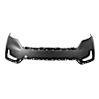 Front Primed Bumper Cover, without Mounting Bracket(s), LX Model, CAPA CERTIFIED
