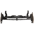 Front Upper Primed Bumper Cover, Rugged Design, with Park Assist Sensor Holes