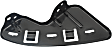 Front, Driver Side, Upper Bumper Bracket