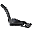 Front, Driver Side Bumper Trim, Textured Black