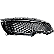 Upper Grille Assembly, Black Shell and Insert, CAPA CERTIFIED