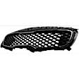Upper Grille Assembly, Black Shell and Insert, CAPA CERTIFIED