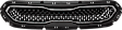 Grille, Painted Black, 4 Cyl., 1.6L Engine