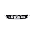 Grille, Painted Black Shell with Painted Gray Insert, CAPA CERTIFIED