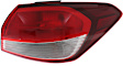 2017 Kia Forte EX 4 Cyl 2.0L - Passenger Side, Outer Halogen Tail Light, With bulb(s), Mounts on Body, OE Replacement, CAPA Certified
