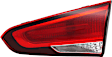 Passenger Side, Inner Tail Light, with Bulb, Halogen, Clear and Red Lens, 4 Cyl., 2.0L Engine