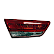 Driver Side, Inner Tail Light, with Bulb, LED, Clear Lens, CAPA CERTIFIED