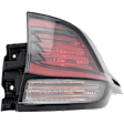 Passenger Side, Outer LED Tail Light, With bulb(s), OE Replacement