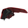 Driver Side, Outer Tail Light, with Bulb, LED, Mounts On Body