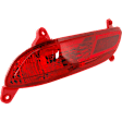 Rear, Driver Side Bumper Reflector, Sedan, CAPA Certified