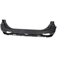 Rear Textured Bumper Cover, USA Built Vehicle, CAPA Certified