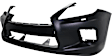 Front Primed Bumper Cover, With Headlight Washer Holes