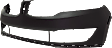 Front Primed Bumper Cover, Without Holes For Rear View Camera, CAPA Certified