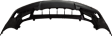 Front Primed Bumper Cover, Base Model, With Headlamp Washer Hole, Without Radar Or Laser Cruise Control