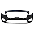 Front Primed Bumper Cover, For Models with Active Park Assist Sensor Holes, CAPA CERTIFIED