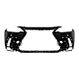 Front Primed Bumper Cover CAPA Certified