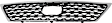 Grille, Chrome Shell with Painted Gray Insert, 8 Cyl., 4.6L Engine